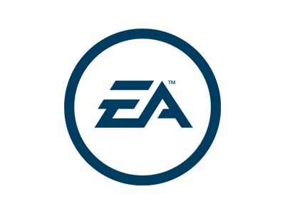 Electronic Arts logo in navy text