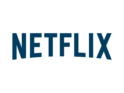 Netflix logo in navy