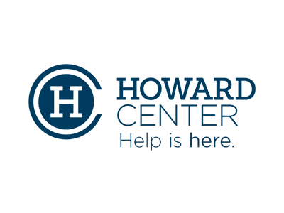 howard center logo in navy