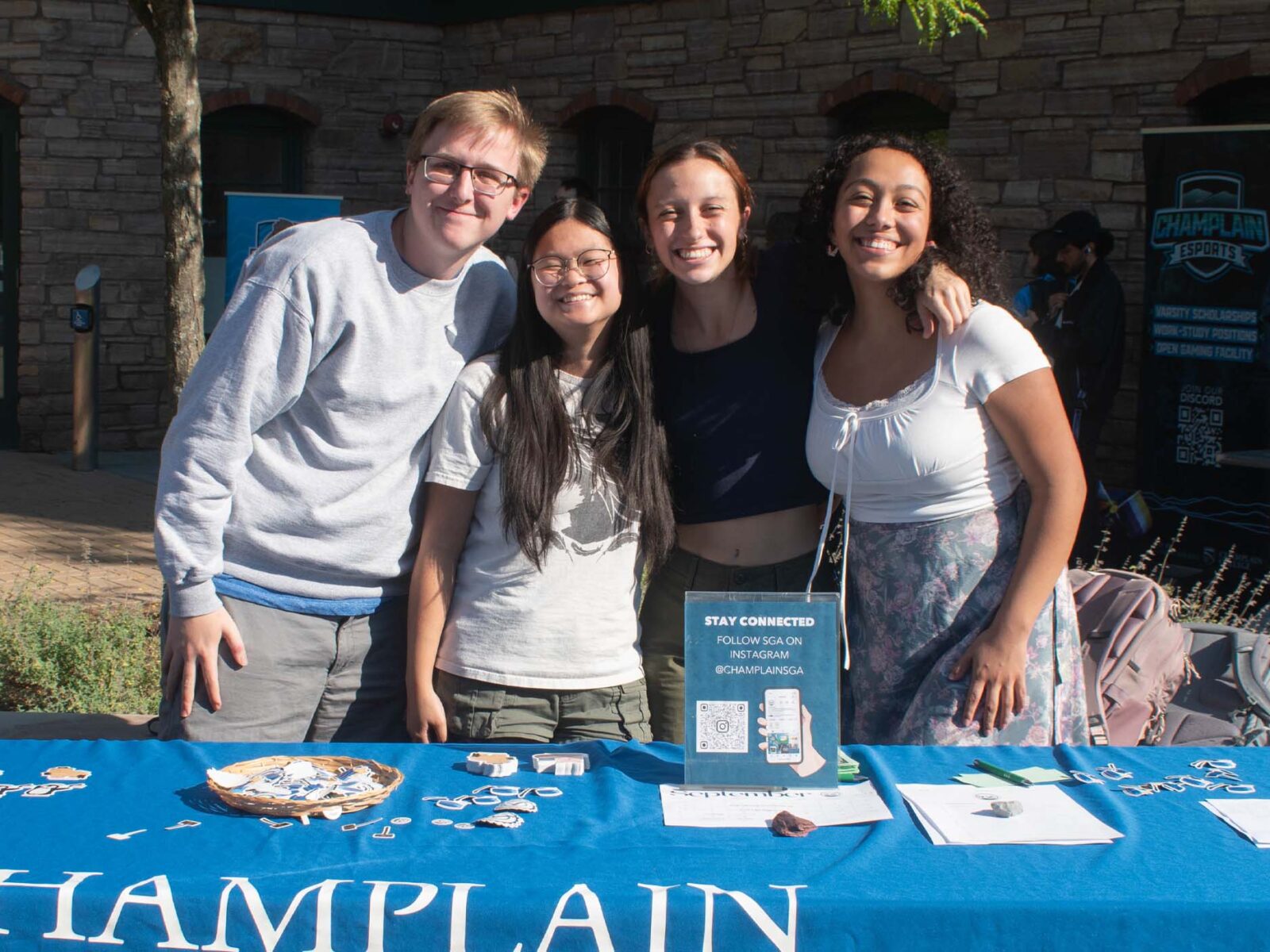 Student Government Associations activity fair table