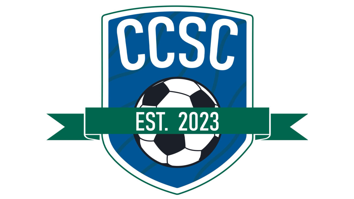 soccer club logo reading CCSC EST. 2023