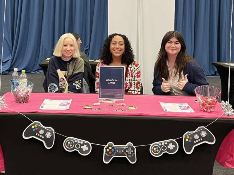 Women in games club tabling