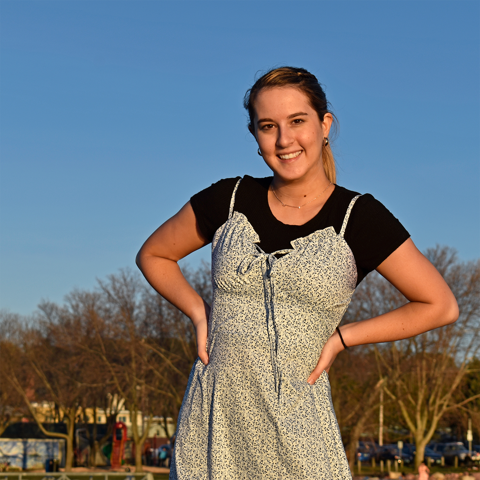 Allie Pashby-Rockwood smiling at the camera