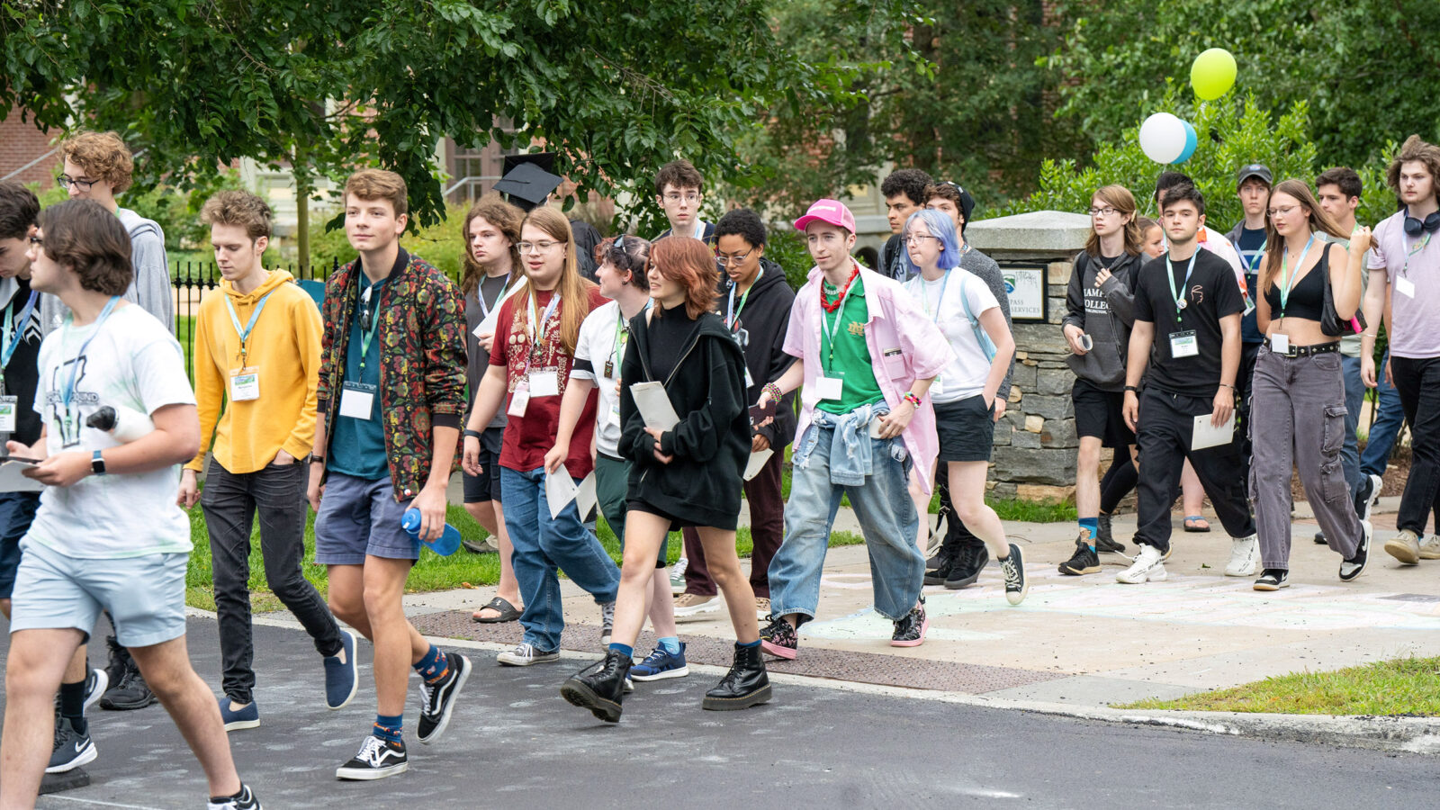 first-year students at orientation