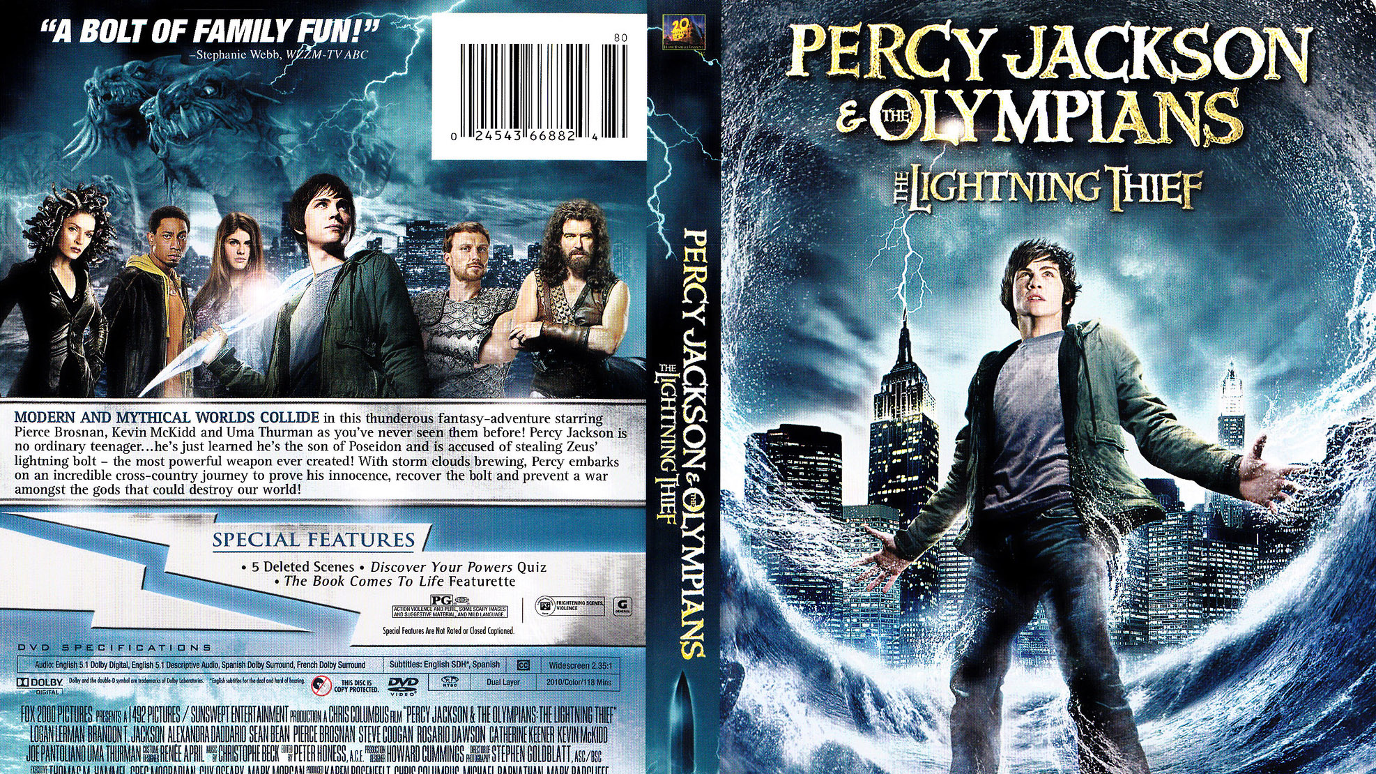 Percy Jackson movie sleeve