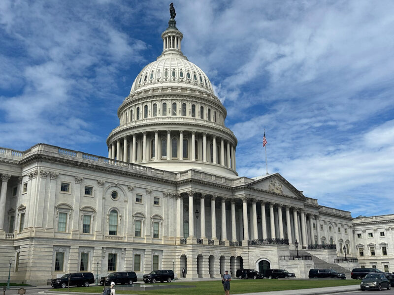 The United States Capitol in Washington, DC.