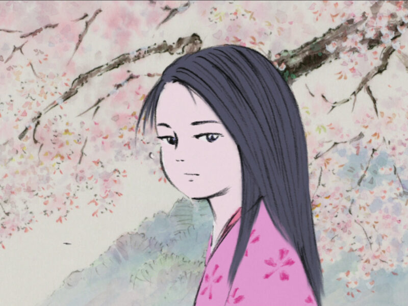 drawn image of Princess Kaguya