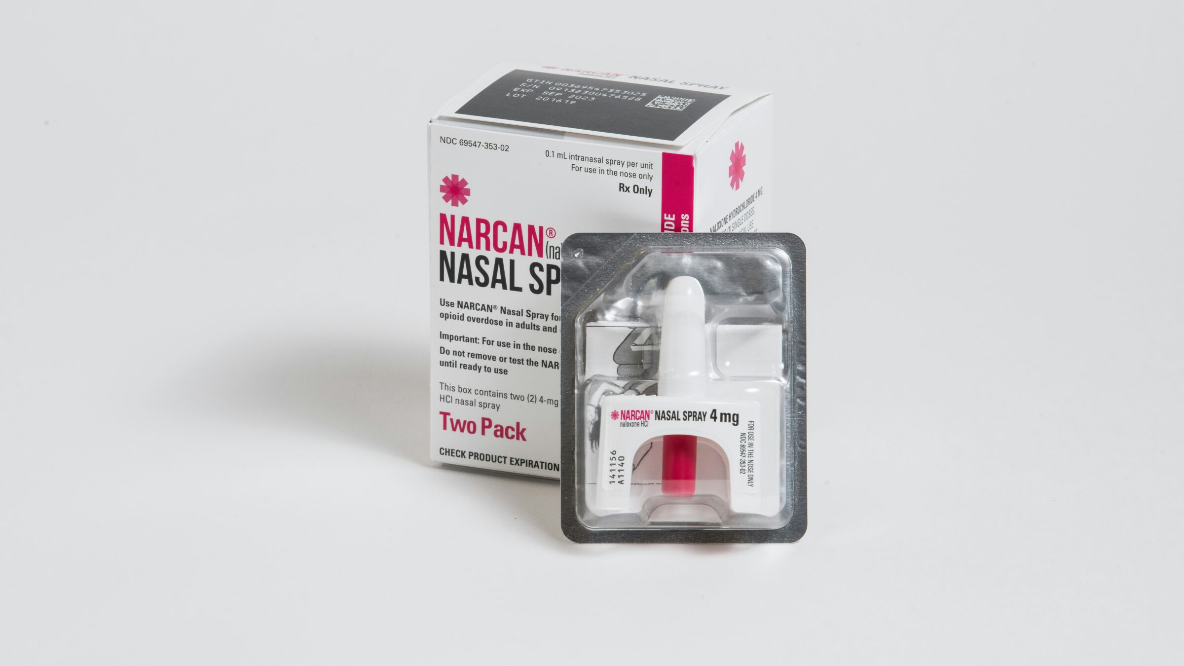 a stock image of naloxone (narcan)