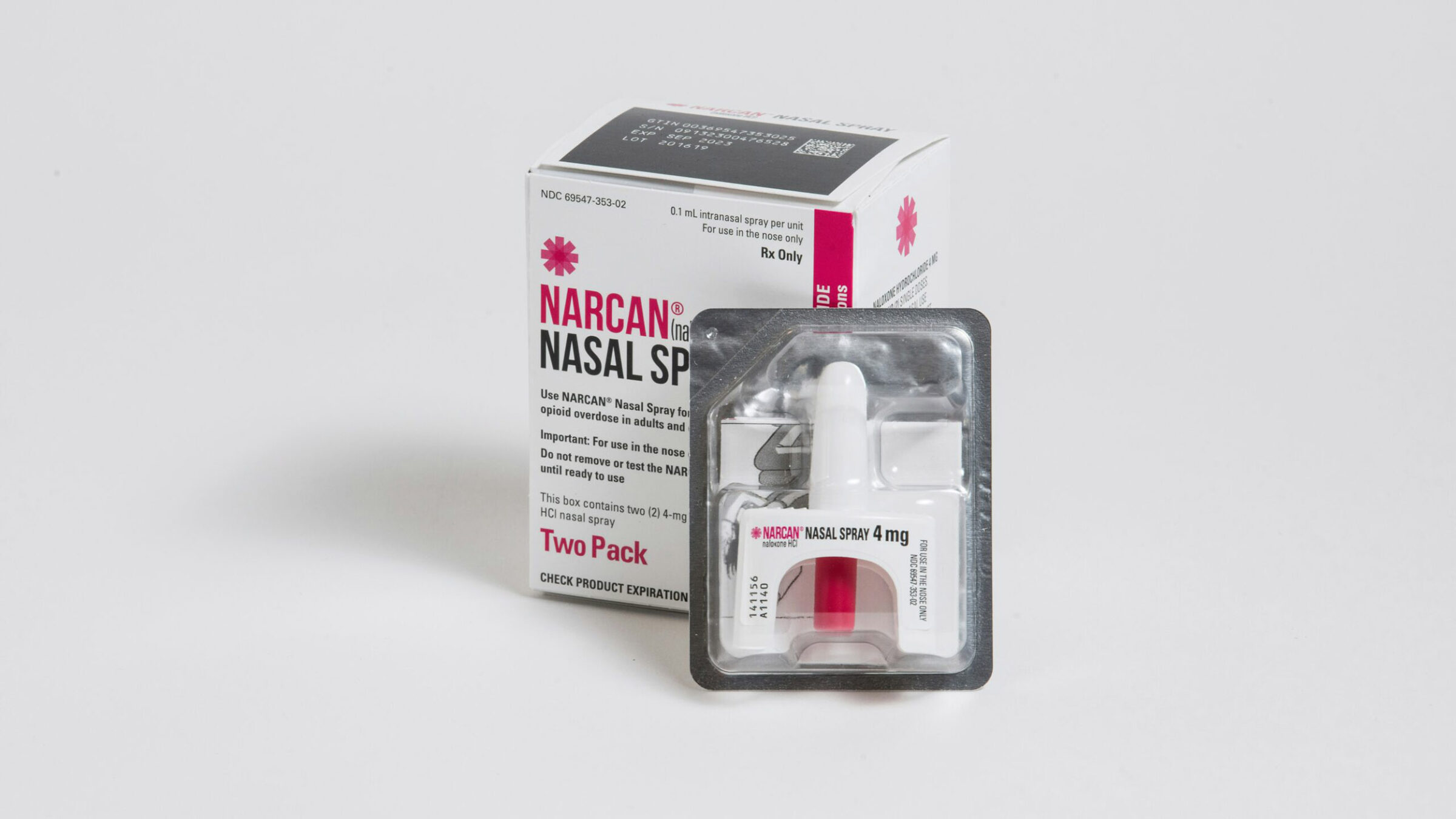 a stock image of naloxone (narcan)