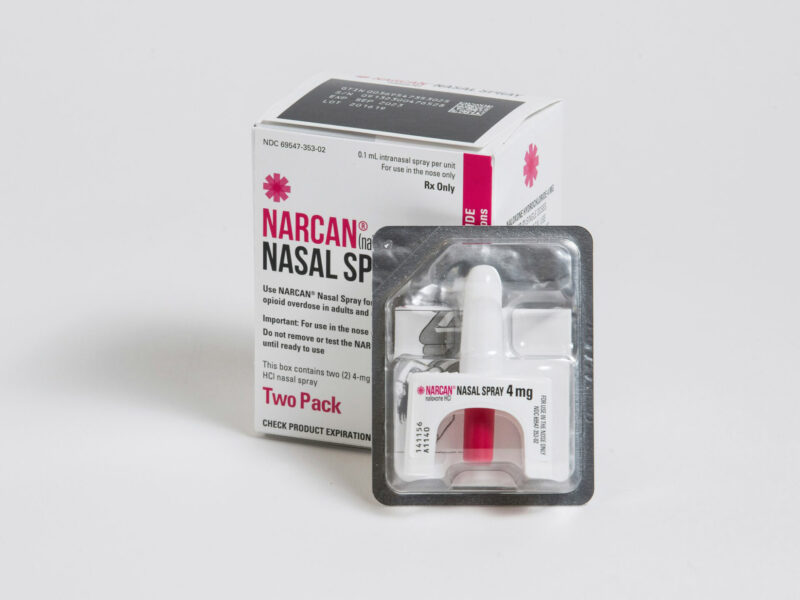 a stock image of naloxone (narcan)