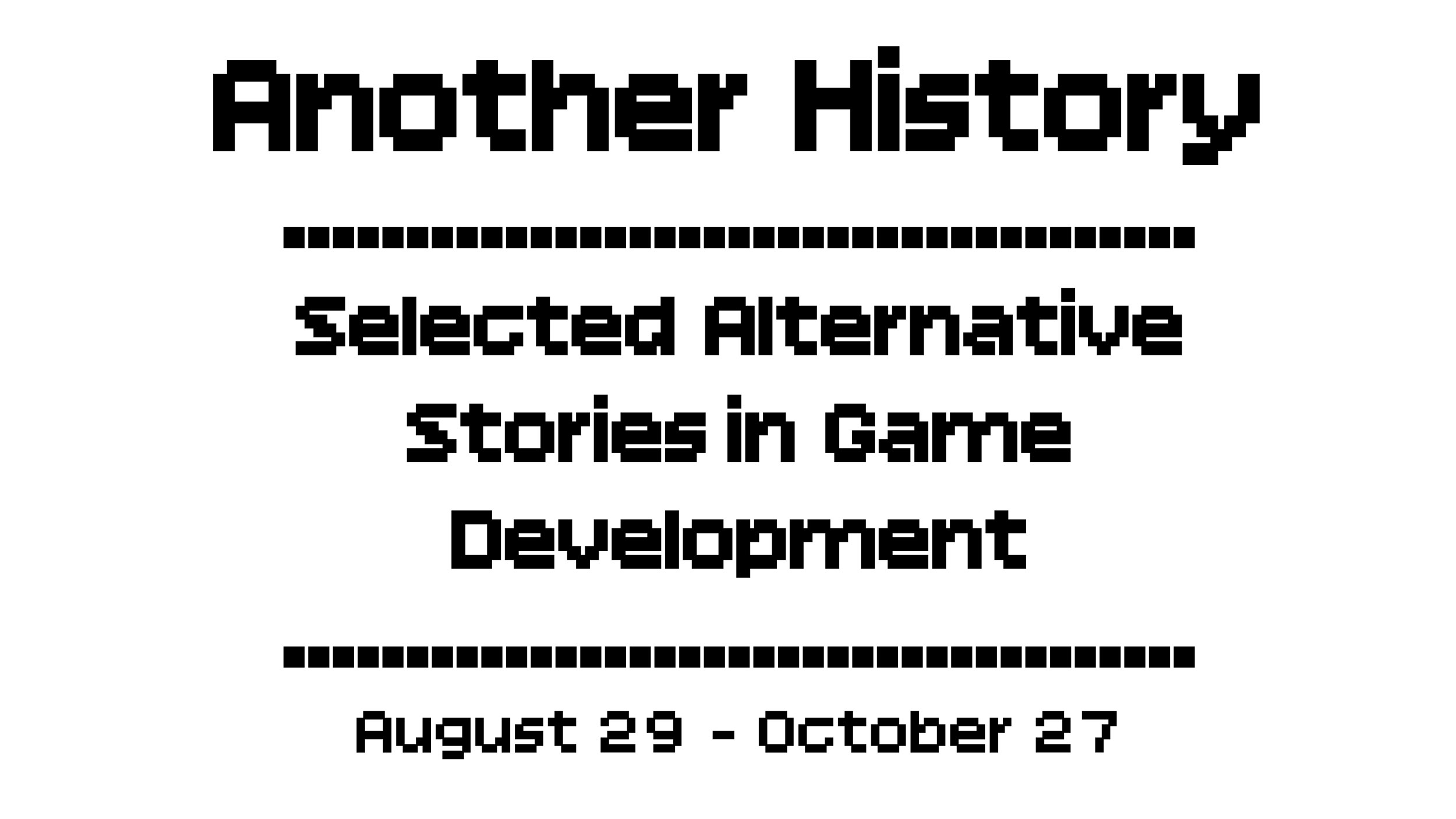 Another History: Alternative Stories in Game Development